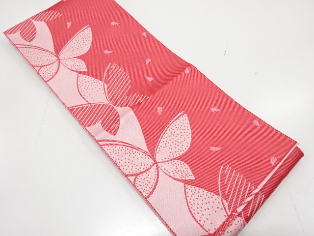 蝶模様織り出し浴衣用半幅帯